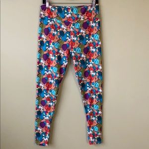 Lularoe Rare Unicorn & Balloons Birthday Leggings